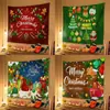 Decoraciones de Escena Navideña Personalizables Transfronterizas para Centros Comerciales y Tiendas, Fondos para Fotos, Árboles de Navidad