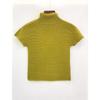 Nova Blusa Plissada Primavera e Verão Roupas Femininas Super Elástica de Alta Qualidade Camiseta Justa Feminina Manga Curta Base Miyake Fina