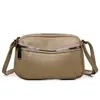 2025 Nova Bolsa Casual Feminina de Couro de Vaca Bolsa de Ombro Bolsa Feminina de Couro Genuíno Bolsa Pequena Moda Bolsa Transversal para Mães para Mulheres