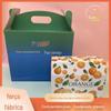 Caixa de Papelão Ondulado Endurecido Dobrável de Três Camadas Extra Grande Personalizada para Embalagem de Frutas Frescas Agrícolas e de Borda Vazia Caixa de Frutas