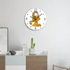 Reloj de Pared Simple Estilo Europeo para Habitación de Niños, Hombres y Mujeres, Cute Garfield, Hot Seconds de Amazon