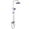 Juego de ducha de cobre para baño, juego de ducha de agua caliente y fría, grifo de baño oculto, fabricantes al por mayor