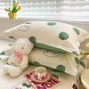 Par de Fundas de Almohada de Algodón Puro, Fundas de Almohada de Algodón Puro para el Hogar de Niños Funda Individual para Relleno de Almohada 48X74Cm Individual Verano 2