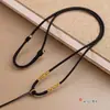 Cordón para Colgante Dorado Antiguo Tejido a Mano Simple para Hombres y Mujeres Colgante de Jade Cuerda para Colgar en el Cuello de Jade Cuerda de Collar