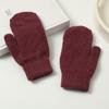 Manoplas de Invierno para Mujer de Doble Capa con Puño y Piel de Conejo Gruesa de Color Sólido para Calidez y Protección contra el Frío, Adecuadas para Ciclismo, Guantes para Adultos