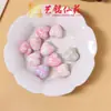 Figurilla de Gato de Orejas Largas con Laca de Ébano Yiming Xianyuan Laca Gato Curioso Adorno en Forma de Corazón de Ciervo