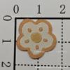 Etiqueta Tecida Padrão Flor de Sobremesa Desenho Animado Etiqueta de Tecido Decoração Roupas Grampo de Cabelo Lenço Patch Material Decorativo Acessórios Varejo