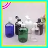 Botella Tapa Flip Negra Blanca Marrón 280ml Botella de Loción Botella de Hidrosol Azul 280ML Botella Tapa Flip Corta y Ancha Botella para Jabón Líquido