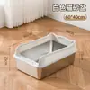 Caja de Arena para Gatos LOGO Personalización Metal Plástico Extra Grande Semicerrada Anti-Rastreo Fábrica Muestra Gratuita Personalización