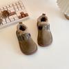 Botas de Neve Infantis 2025 Inverno Novo Sapatos Birkenstock para Meninas Espessados com Forro de Lã Grandes Sapatos de Algodão Quentes para Meninos Tendência