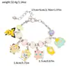 Periféricos de Cinema e Televisão Transfronteiriços Animação Pokemon Pikachu Pulseira Panjia Pulseira Contas DIY Contas Soltas Joias
