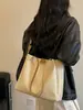 Bolso tote tejido Yuezhi para mujer, nuevo de verano 2026, moderno, simple, de gran capacidad, a la moda, para hombro y cruzado