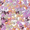 Lindos Accesorios para Manicura de Dibujos Animados Estilo Japonés Sanrio Melody Accesorios para Uñas Desgastables Estéreo de Resina Accesorios Pequeños para DIY