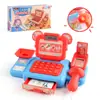 Venta Directa de Fábrica Original Juego de Juguete de Caja Registradora de Supermercado Artificial para Niños con Escáner de Sonido y Luz Frutas y Verduras Bebidas
