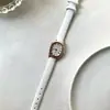 Reloj Sencillo Ovalado Nuevo para Mujer Correa Estilo Mujer Gama Alta Nicho Estudiante Literario Popular Reloj de Cuarzo