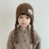 Gorro para niños, gorro con forma de estrella, gorro de punto para bebé, gorro de punto para otoño e invierno, estilo lindo y versátil, unisex, mantiene a los bebés abrigados y protege sus orejas