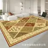 Tapete Persa para Sala de Estar, Resistente a Manchas e Fácil de Cuidar, Tapete de Chão Estampado para Uso Doméstico, Tapete ao Lado da Cama do Quarto, Mais Vendido na Amazon, Lavável