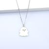 Collar de aleación con personalidad de dibujos animados de pequeño fantasma diablo, festival de terror transfronterizo de Halloween, explosiones de Amazon