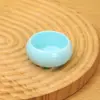 Acessórios dos Quatro Tesouros do Estudo: lavador de pincéis de jade sintético, porta-canetas, peso de papel, suporte para canetas, plástico cerâmico sintético, anti-queda, peso de papel lavável, apoio para canetas