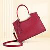 Bolsa Vermelha feminina bolsa de casamento para mãe padrão crocodilo casamento bolsa de mão para mulheres de meia-idade presente de aniversário para sogra Bolsa feminina