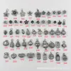 198-249 Colgante de Borla de Plata Antigua Retro de Shanxi Accesorios DIY Pulsera de Plata Sanqi Pulsera con Cuentas Adornos Wenwan Accesorios