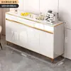 Aparador de Luxo Leve Uso Doméstico Montado na Parede Integrado Simples Moderno Armário Multifuncional de Armazenamento Sala de Estar Cozinha Armário