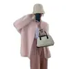 Chamarra Suéter para Mujer 2025 Otoño Felpa Dulce Diseño Coreano Nicho Imitación Visón Terciopelo Blanco Cardigan Tejido