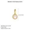 Colgante de Plata de Ley S925 Yuanfan con Forma de Corazón de Concha Blanca para Hacer Manualidades para Mujeres, Elegante y Lujoso, Apilable, Collar Versátil de Gama Alta