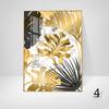 Fundo do sofá Pintura decorativa de parede Luz Luxo Simples Planta Folha Dourada Pintura de Arte Núcleo Verde Nórdico Planta Sala de estar Pintura Pendurada