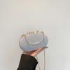Moda Celebridad Bolso Pequeño Mujer Primavera 2024 Nuevo Estuche Sensible a la Presión de Alta Calidad Bolso Redondo para Mujer Bolso Caja con Cadena de Lujo Ligero