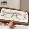 Montura de gafas estilo ins coreano 30388, simple y versátil, hace que el rostro se vea más pequeño, luz azul anti-luz, gafas sin graduación para hombres y mujeres, se pueden adaptar con lentes de prescripción