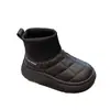 Botas de Nieve Cálidas Forradas de Polar para Niñas 2025 Nuevo Estilo Otoño Niños Medianos y Grandes Moda Casual Deportiva para Niños Botas de Nieve
