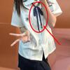 Lan Zhong jk camisa feminina de manga curta verão bordado quente menina japonesa estilo faculdade camisa branca jk uniforme terno roupas de classe