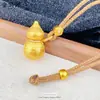 Tienda de Oro Mismo Estilo Calabaza de Terciopelo Dorado Arena Colgante, Collar de Calabaza de la Fortuna Abrible Cadena para Suéter, Nuevo Estilo Chino Tendencia Nacional