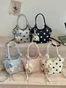 Bolsa de Axila de Lunares Estilo Francés para Mujer Shuai Mi Home Modelo Nuevo 2026 Bolso de Mano Bolso de Hombro Cruzado Simple y Elegante Bolsa de Viaje