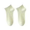 Meias Finas de Verão de Algodão Puro Femininas 7A Antibacterianas, Antiodor, Absorventes de Suor, Malha Respirável Sem Costura Meias Curtas Zhuji Hosiery