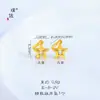 Colar de Corda Trançada Pu Zuoqiang Dourado Areia Conserva-Cor com Diamantes e Praça Tara Verde Thangka Colar de Corda Trançada Pintado à Mão Dourado Deusa Padroeira do Tibete