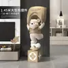 Fabricante Alemão 2026 Novo Modelo Urso Violento Criativo Grande Enfeites de Chão para Sala de Estar Decoração de Luxo Leve ao Lado do Sofá