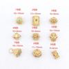 Cuentas de Transferencia Huecas de Oro Tradicionales, Cuentas Espaciadoras, Cuentas de Barril, Colgantes, Materiales para Tejido con Cuentas DIY, Accesorios, DIY de Estilo Chino
