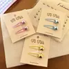 Pasador de Estrella de Cinco Puntas Brillante de Colores Estilo Coreano Pinza Lateral BB para Niños Pasador Básico Lindo Dulce Accesorio para el Cabello Versátil