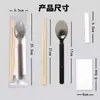 Conjunto de três peças de hashis descartáveis conjunto de quatro peças de talheres embalados para fast food para viagem conjunto de hashis comercial quatro em um atacado