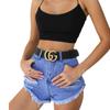 Comercio exterior europeo y americano verano nuevo moda femenina atuendo de chica hot sexy delgado pequeño tirante chaleco color sólido al por mayor transfronterizo