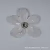 Bordado de Ponto Flor de Cinco Pétalas Flor Estereoscópica de Cetim Material DIY Feito à Mão Acessórios de Cabelo Corsage Flor de Sapato Decoração de Acessórios de Vestuário