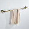 Nuevo toallero de acero inoxidable negro de una barra para colgar toallas, barra única telescópica, puede reemplazar toallero de cobre tallado para cabello
