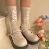 2024 nuevos calcetines para niños clase A calcetines hasta media pantorrilla primavera y verano medias de princesa para niñas color caramelo calcetines de ballet moda