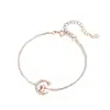 Pulsera del Zodiaco Doce Signos femenina moda nacional año del zodiaco año del dragón pulsera estilo ins Pulsera Estrella Luna Oro Rosa regalo para amigas