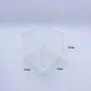 Especimen Mineral Transparente Especimen de Cristal Piedra Cruda Cuadrado de Almacenamiento de Minerales Caja de Exhibición de Plástico Caja de Especimenes Minerales Colección de Educación Científica