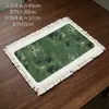 Nuevo Tejido de Algodón y Lino Chino Mantel para Ceremonia de Té de Infusión Seca Mantel Aislante Térmico Esterilla para Mesa de Té Bandeja de Té Caminero de Mesa Impermeable Soporte para Tetera Esterilla para Té