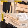 Medias con letras B de flocado al por mayor de fábrica para otoño e invierno, además de terciopelo acolchado, artefacto de pierna ligera, pantimedias delgadas de carne falsa para mujer