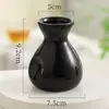 Estilo Crema de Ins Cerámica de Escritorio Jarrón Pequeño Renovación de Habitación Objetos Pequeños Cálidos Adornos de Flores Artificiales Decoración de Oficina